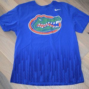 NIKE Tee Shirt BIG GATOR LOGO Athletic Cut FLORIDA